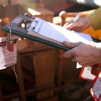 Lead metric: permit to work checks performed to plan and permit to work non-conformance