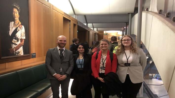 My day in parliament meeting policymakers
